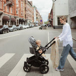 Mushie Organic Cotton Muslin Swaddle Blanket for Baby Cuddling and Nursing - 