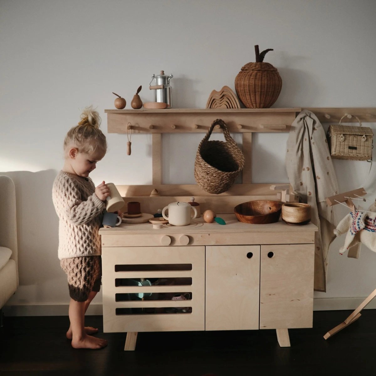 Mushie Organic Cotton Muslin Swaddle Blanket for Baby Cuddling and Nursing - 