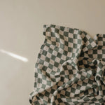 Mushie Organic Cotton Muslin Swaddle Blanket for Baby Cuddling and Nursing - 