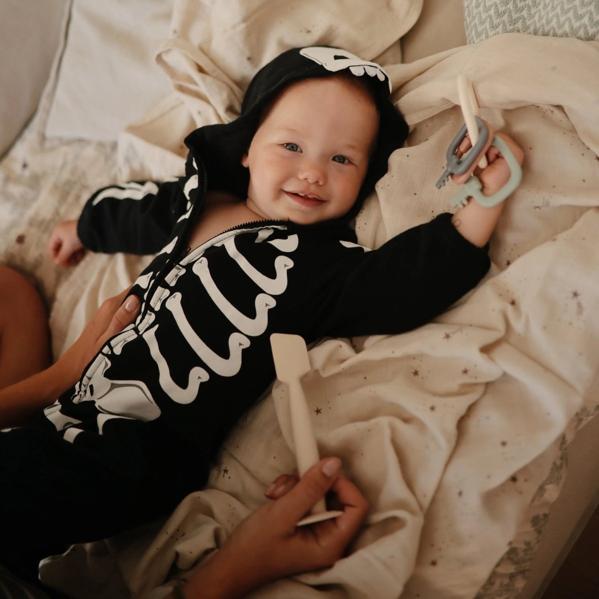 Mushie Organic Cotton Muslin Swaddle Blanket for Baby Cuddling and Nursing - 