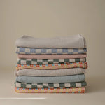 Mushie Organic Cotton Muslin Swaddle Blanket for Baby Cuddling and Nursing - 