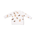 Angel Dear Organic Cotton Raglan Sweatshirt And Jogger Set For Kids - Everetts Place Boutique - 