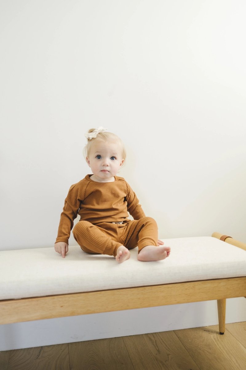 Little Joy Co. Organic Cotton Ribbed 2 Piece Set Baby Wear Little Joy Co - Everetts Place Boutique - 
