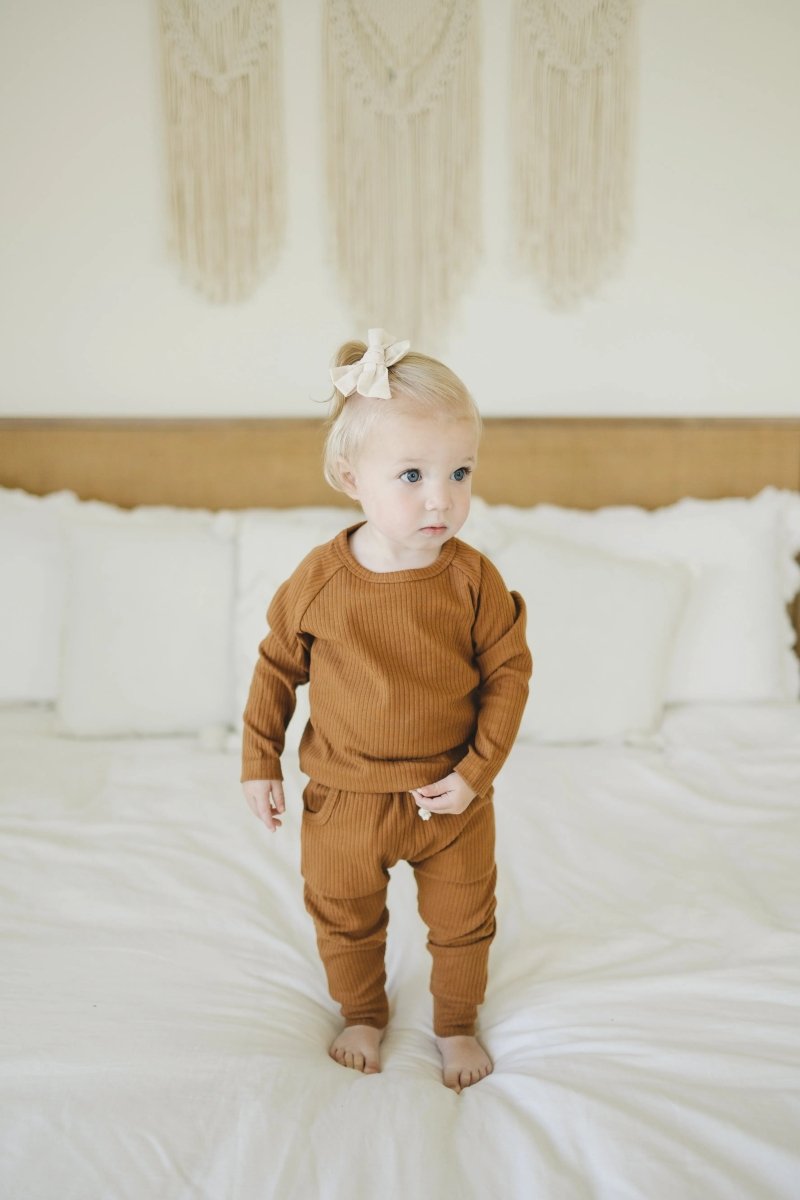 Little Joy Co. Organic Cotton Ribbed 2 Piece Set Baby Wear Little Joy Co - Everetts Place Boutique - 