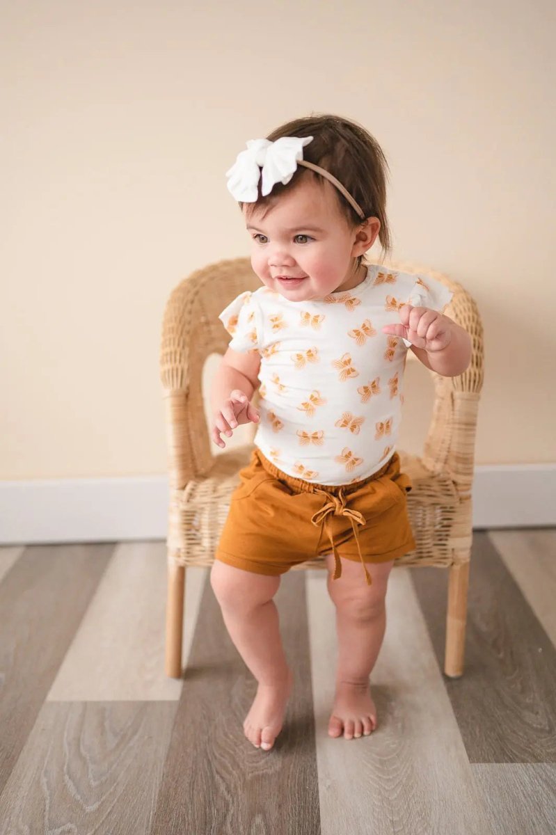 Harp Angel Boutique Organic Cotton Shorts with Stretch and Comfort for Warm Weather Wear - 