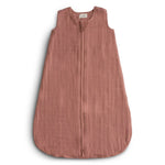 Organic Cotton Sleep Bag for Babies Lightweight Breathable Muslin Design with Two-Way Zipper Sleeveless Full Body Coverage -