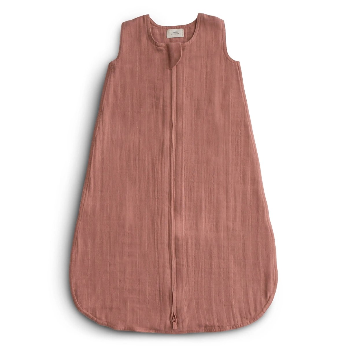 Organic Cotton Sleep Bag for Babies Lightweight Breathable Muslin Design with Two-Way Zipper Sleeveless Full Body Coverage -