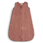 Organic Cotton Sleep Bag for Babies Lightweight Breathable Muslin Design with Two-Way Zipper Sleeveless Full Body Coverage -