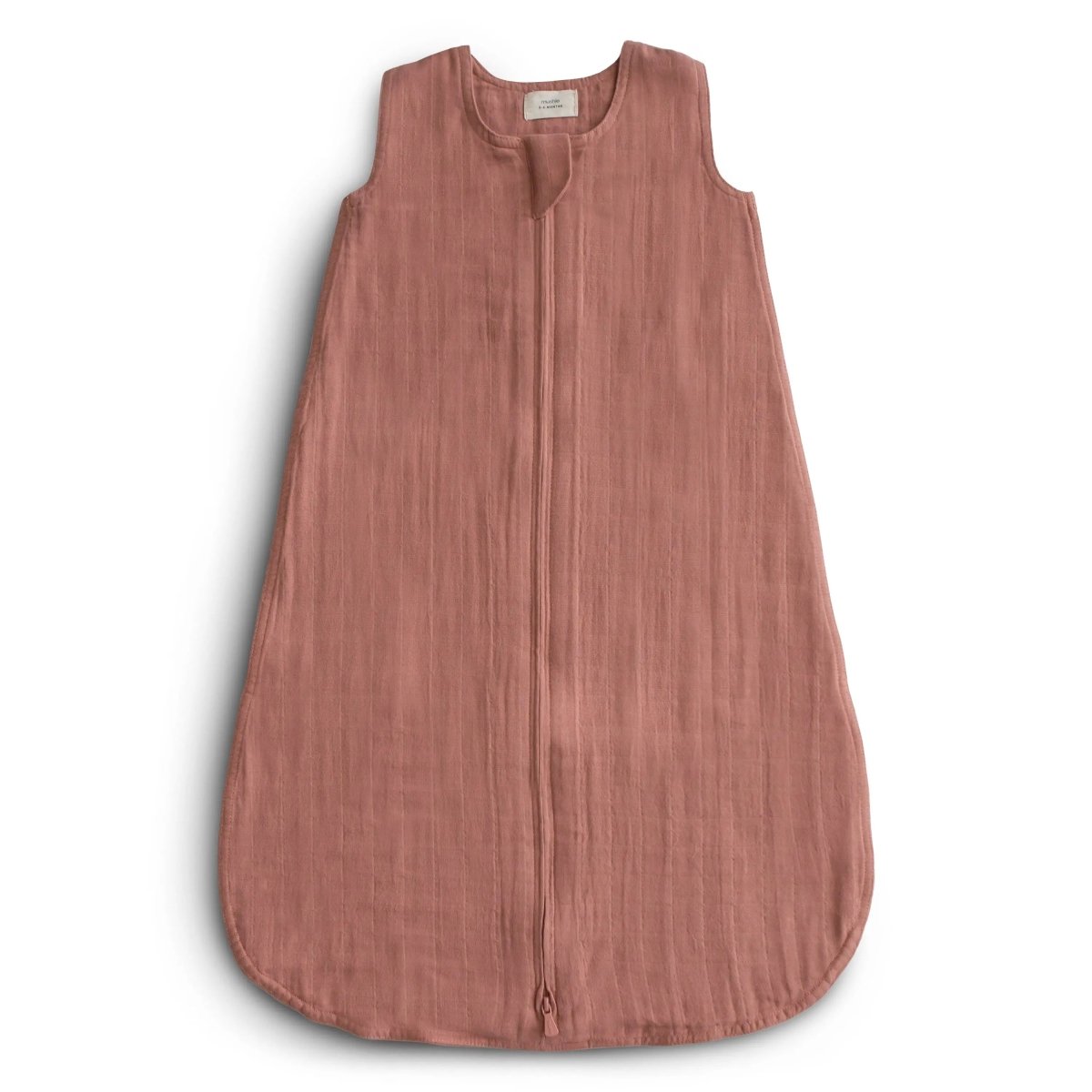 Organic Cotton Sleep Bag for Babies Lightweight Breathable Muslin Design with Two-Way Zipper Sleeveless Full Body Coverage -