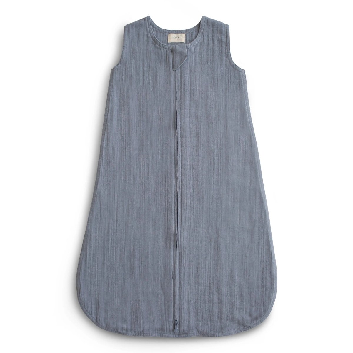 Organic Cotton Sleep Bag for Babies Lightweight Breathable Muslin Design with Two-Way Zipper Sleeveless Full Body Coverage -