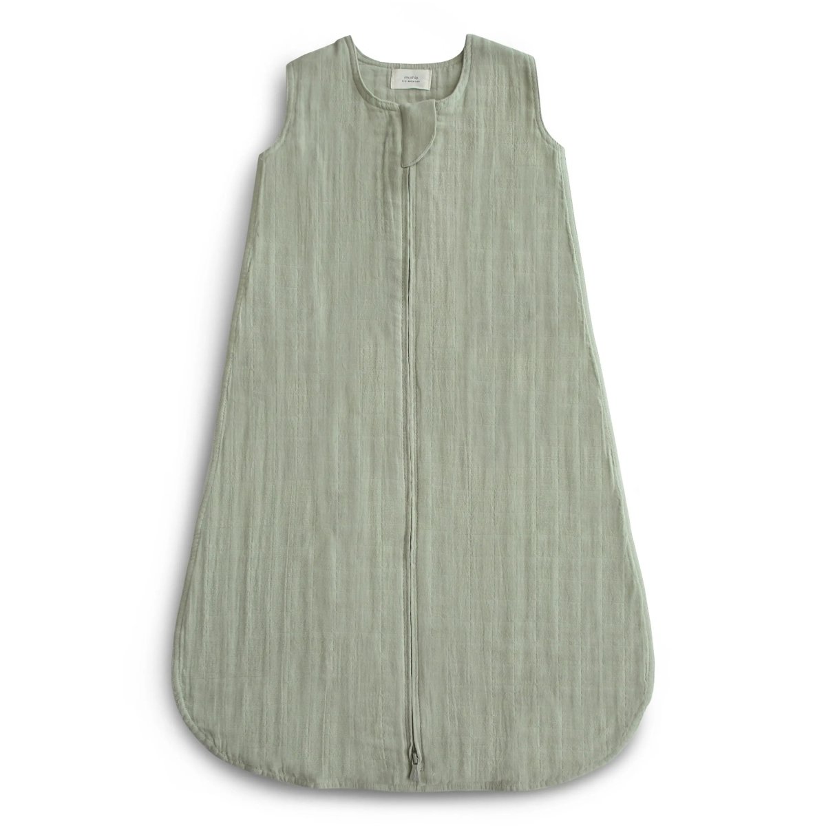 Organic Cotton Sleep Bag for Babies Lightweight Breathable Muslin Design with Two-Way Zipper Sleeveless Full Body Coverage -