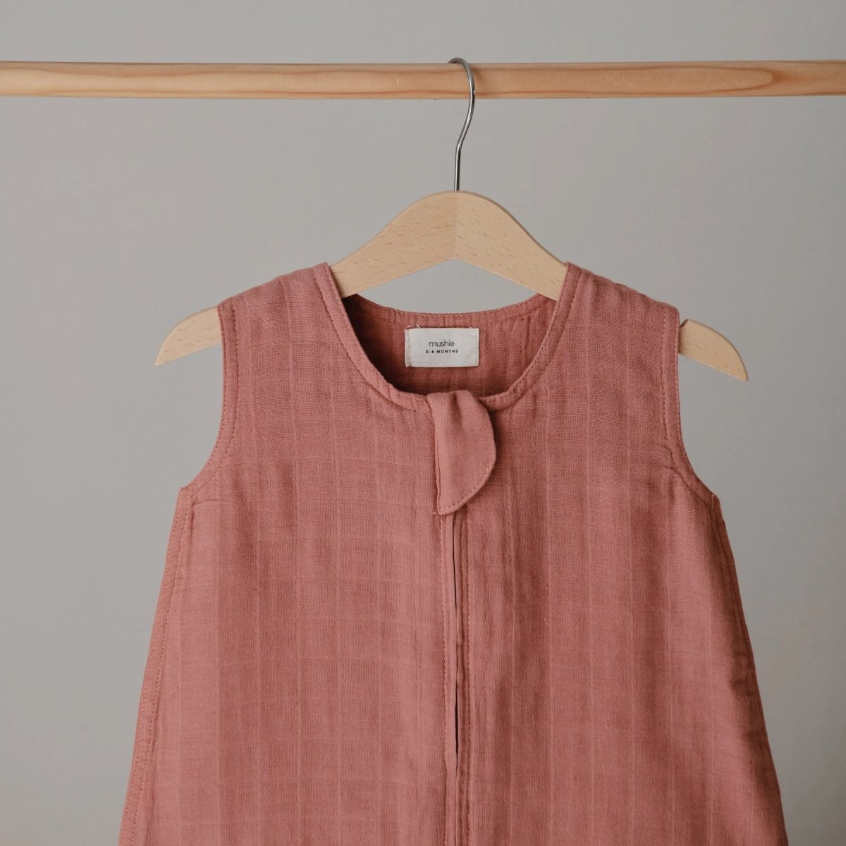 Organic Cotton Sleep Bag for Babies Lightweight Breathable Muslin Design with Two-Way Zipper Sleeveless Full Body Coverage -