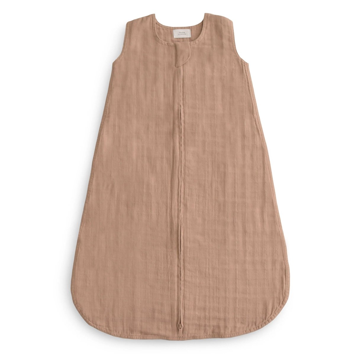 Organic Cotton Sleep Bag for Babies Lightweight Breathable Muslin Design with Two-Way Zipper Sleeveless Full Body Coverage -