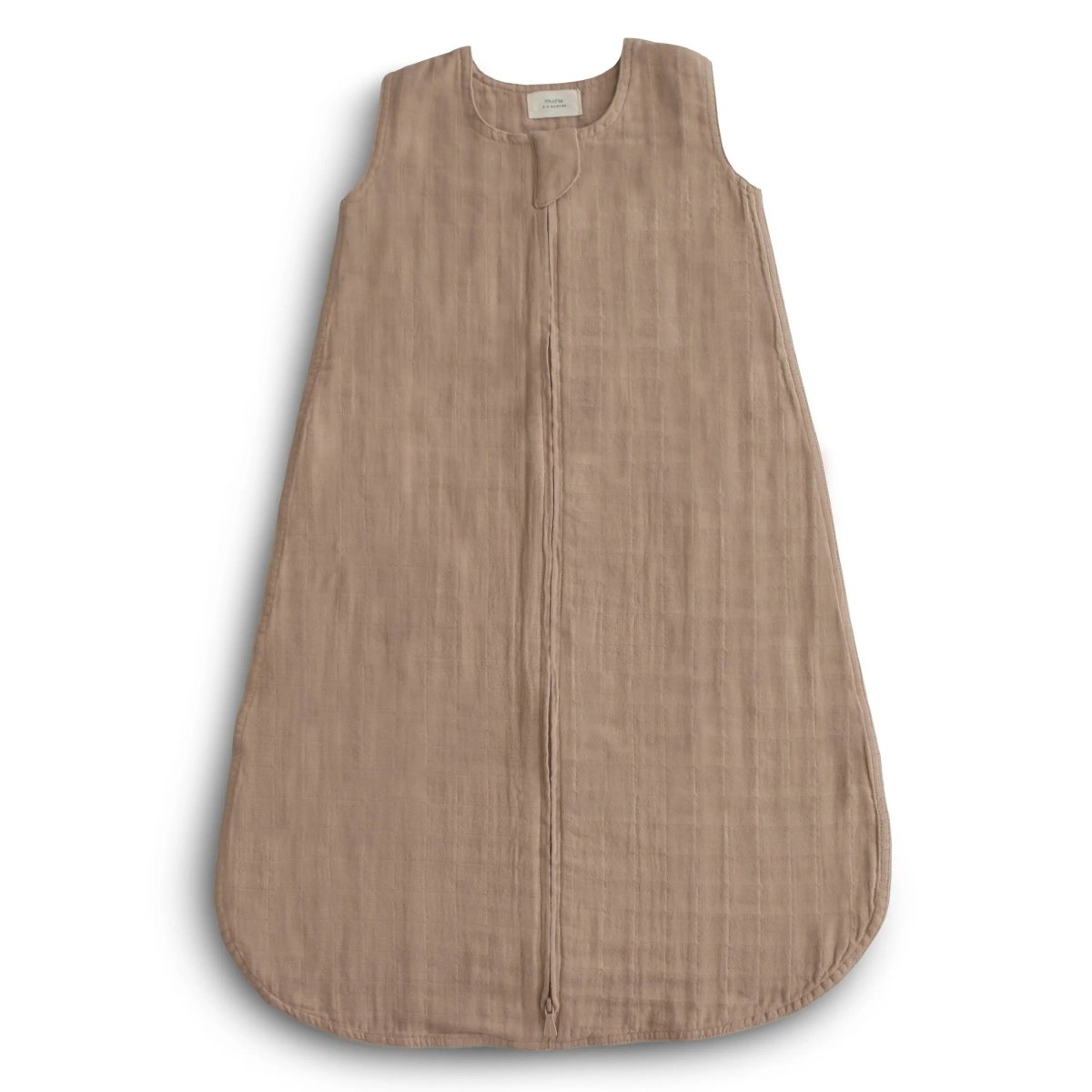 Organic Cotton Sleep Bag for Babies Lightweight Breathable Muslin Design with Two-Way Zipper Sleeveless Full Body Coverage -