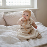 100% Organic Cotton Muslin Baby Sleep Bag for Comfortable Sleep -