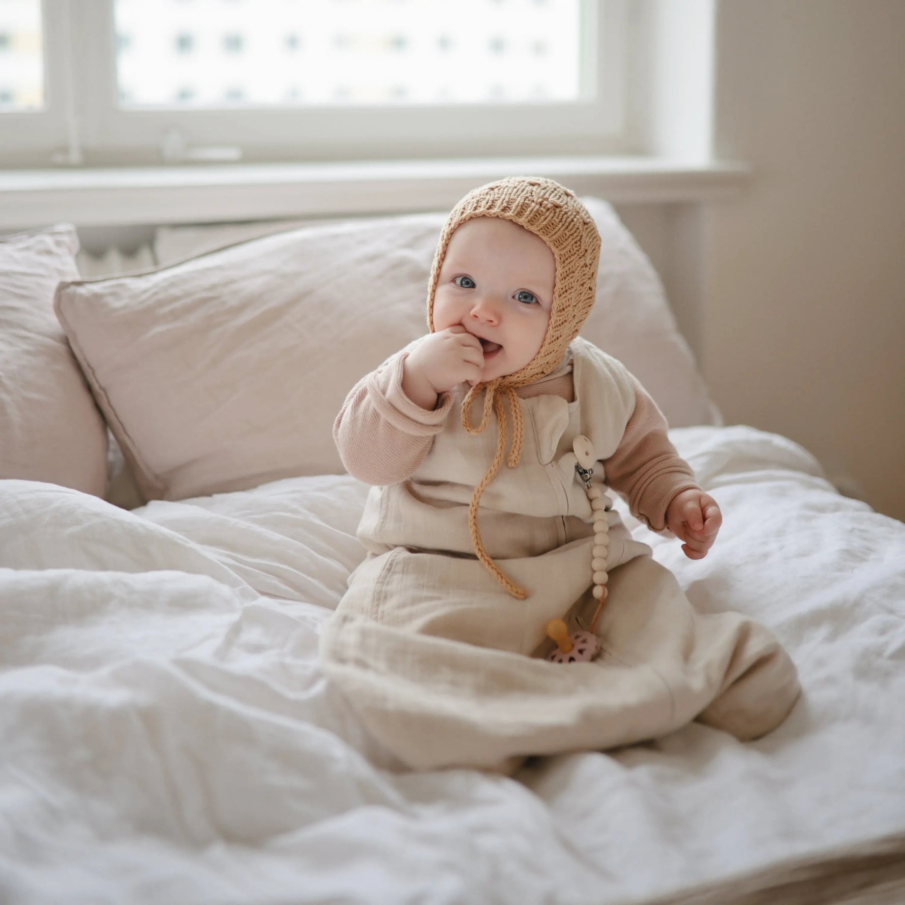 100% Organic Cotton Muslin Baby Sleep Bag for Comfortable Sleep -