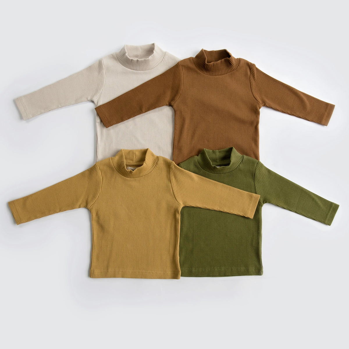 LUCY LUE ORGANICS organic cotton turtleneck baby + toddler top - 