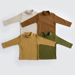 LUCY LUE ORGANICS organic cotton turtleneck baby + toddler top - 