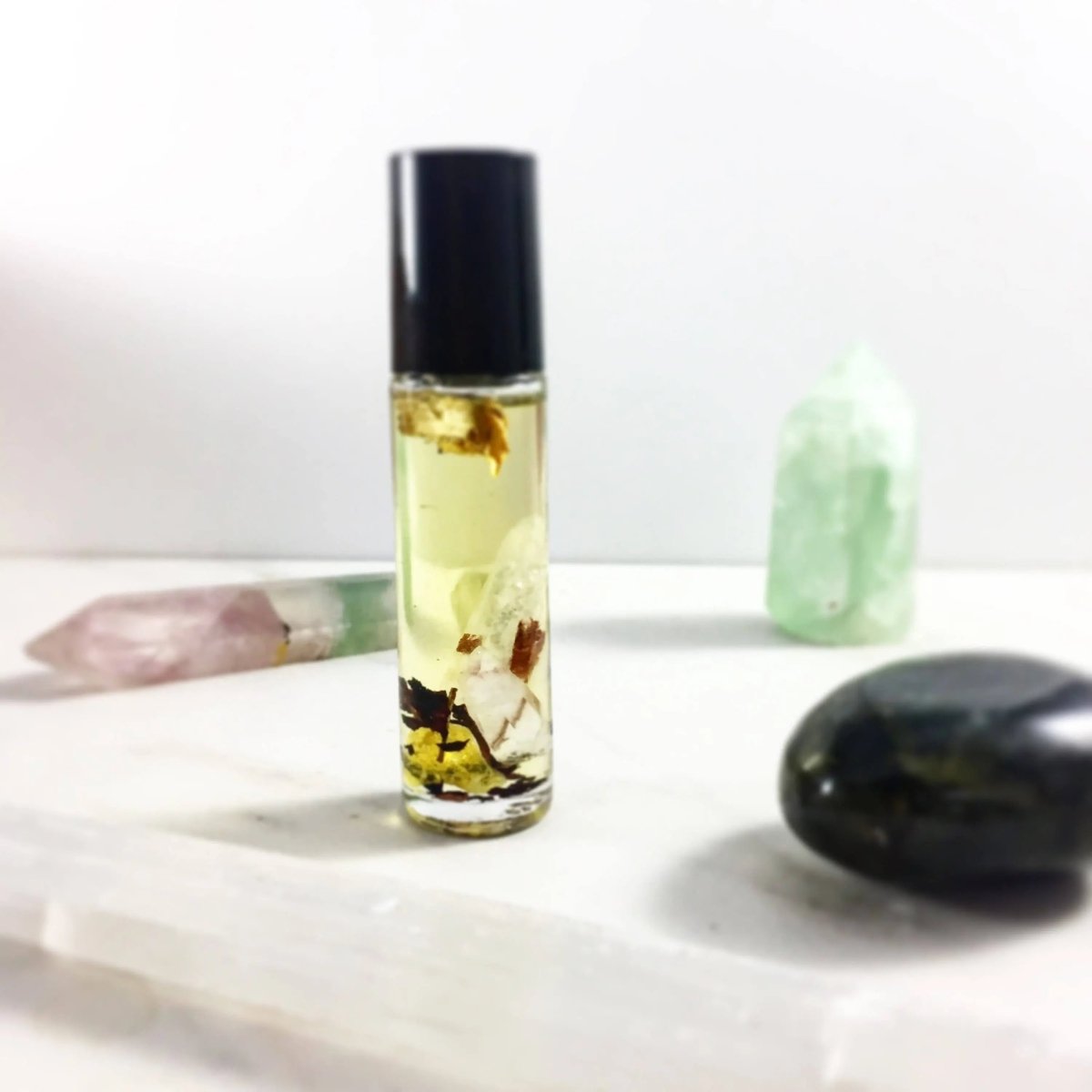 Butter Me Up Organics Organic Essential Oil Blend with Crystals for Spiritual Meditation - 