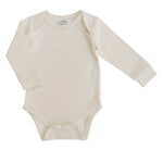 LUCY LUE ORGANICS Organic Everyday LS Bodysuit | Shell - Everetts Place Boutique - 