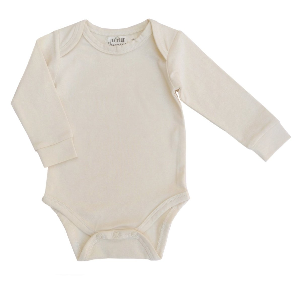 LUCY LUE ORGANICS Organic Everyday LS Bodysuit | Shell - Everetts Place Boutique - 