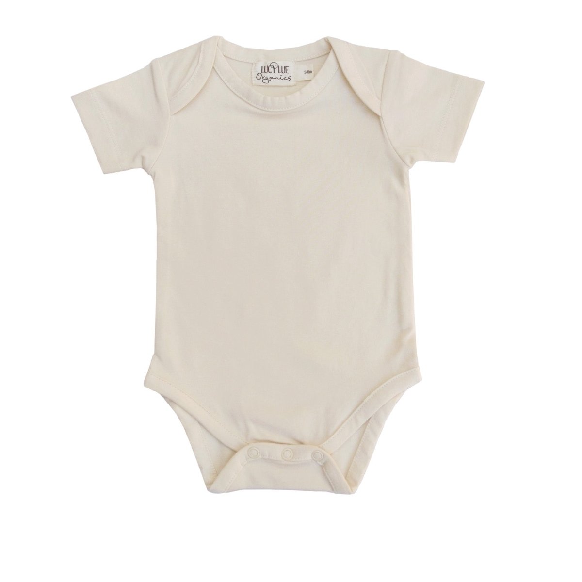 LUCY LUE ORGANICS Organic Everyday SS Bodysuit | Shell - Everetts Place Boutique - 