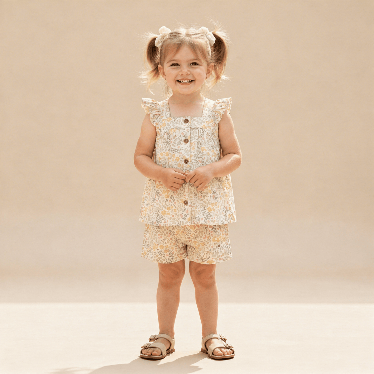Organic Flutter Top & Shorts Set - Bloomfield - Baby & Toddler Clothing, Fashion, One-piece garment, Dress, Day Dress | Everetts Place
