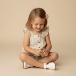 Makemake Organics Organic Flutter Top & Shorts Set - Bloomfield