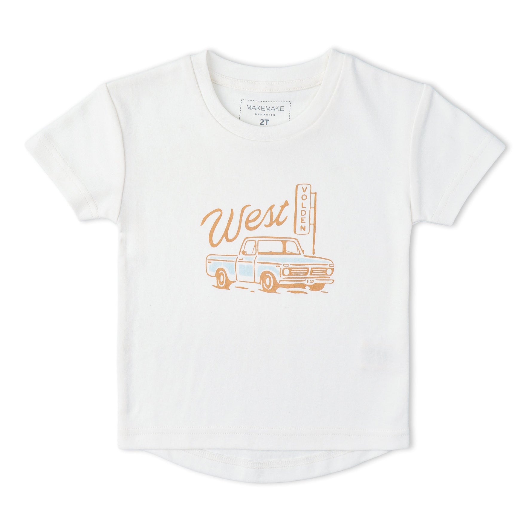 Makemake Organics Organic Graphic Tee & Shorts Set - Wild West