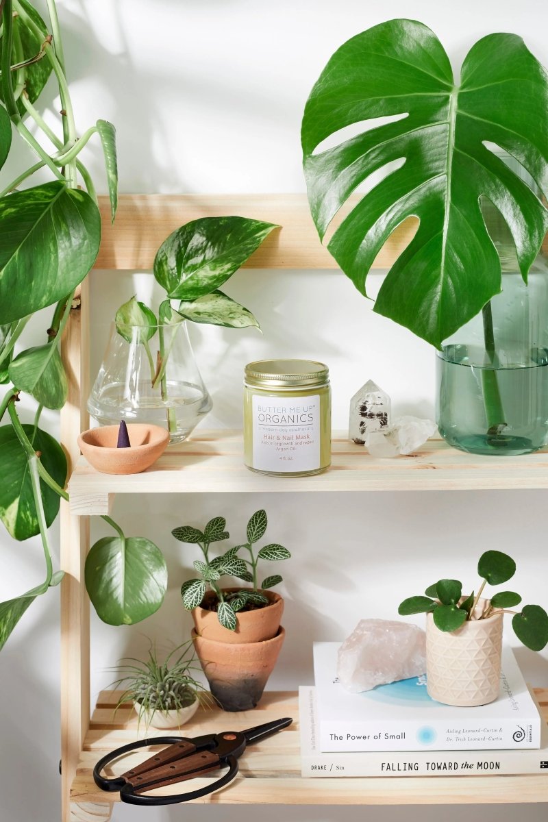 Butter Me Up Organics Organic Hair and Nail Mask with Shea Butter and Hemp Seed Oil for Healthy Growth - 