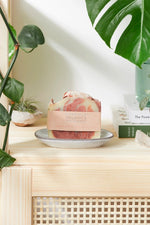 Butter Me Up Organics Organic Jasmine Atlas Cedar Soap with Essential Oils for Luxurious Bathing - 