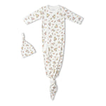 Makemake Organics Organic Kimono Knotted Sleep Gown - Meadow