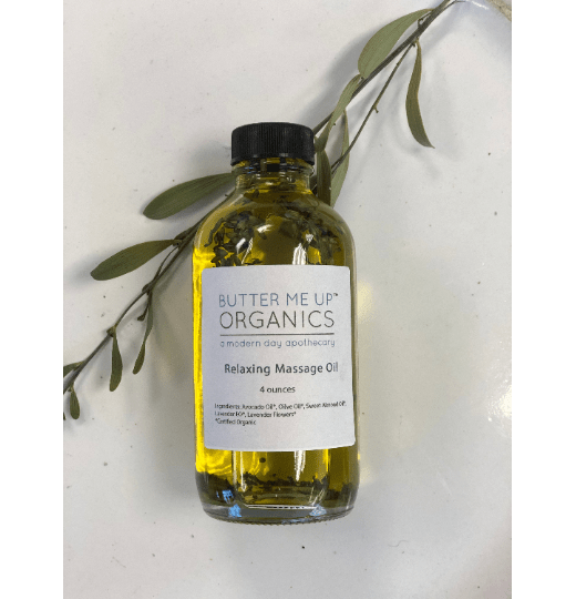 Organic Lavender Massage Oil with No Residue for Relaxation and Spa Use - Everetts Place