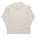 LUCY LUE ORGANICS organic long sleeve baby top | ribbed infant turtleneck shirt