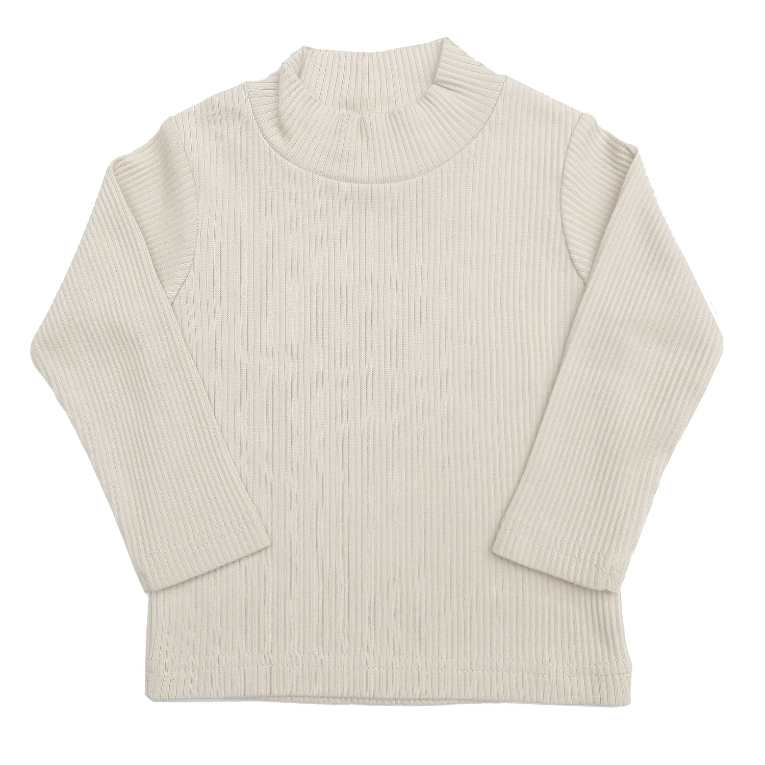 LUCY LUE ORGANICS organic long sleeve baby top | ribbed infant turtleneck shirt
