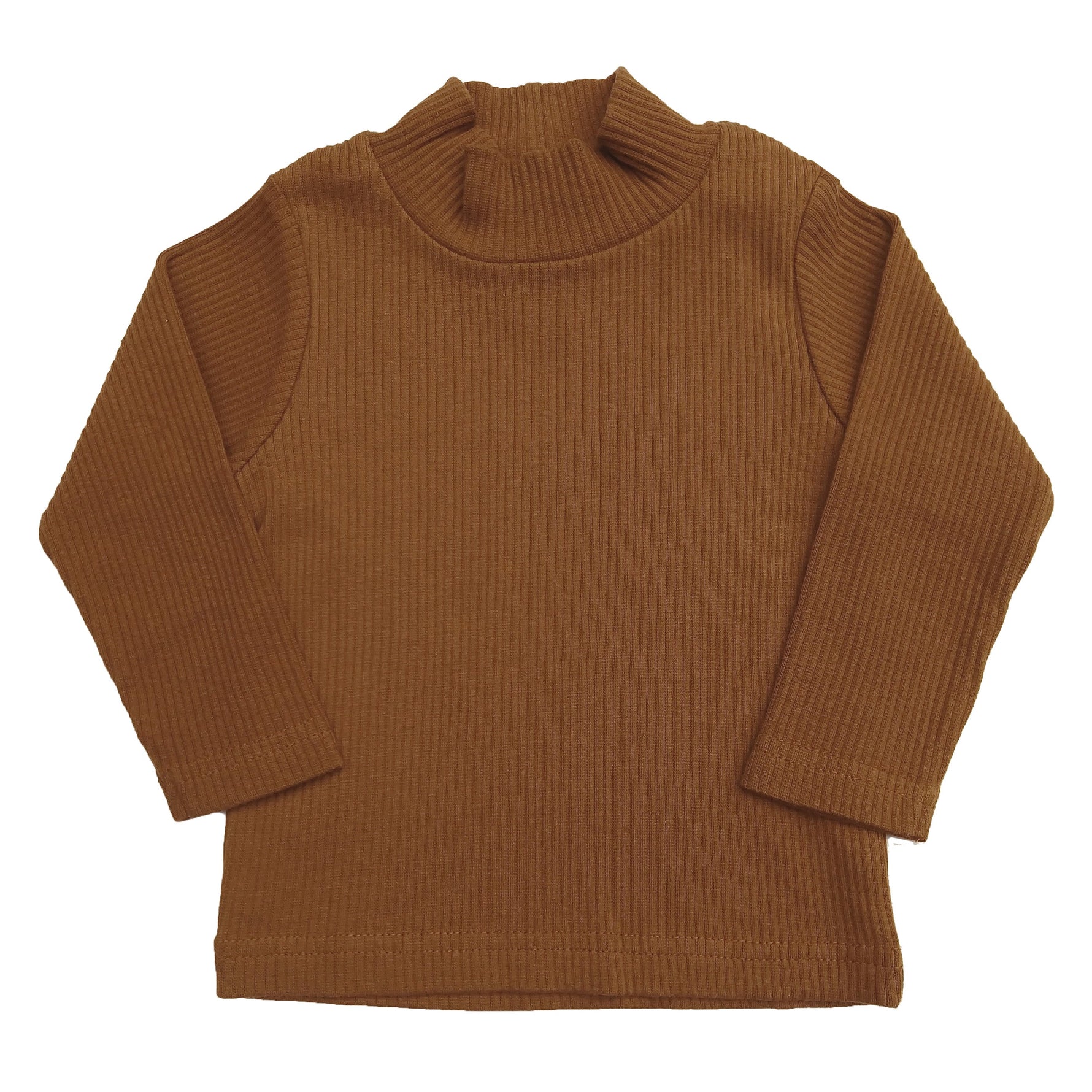 LUCY LUE ORGANICS organic long sleeve baby top | ribbed infant turtleneck shirt