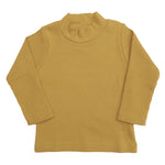LUCY LUE ORGANICS organic long sleeve baby top | ribbed infant turtleneck shirt