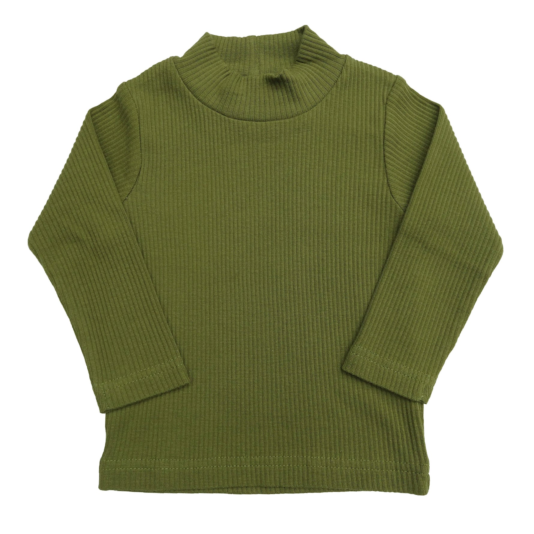 LUCY LUE ORGANICS organic long sleeve baby top | ribbed infant turtleneck shirt