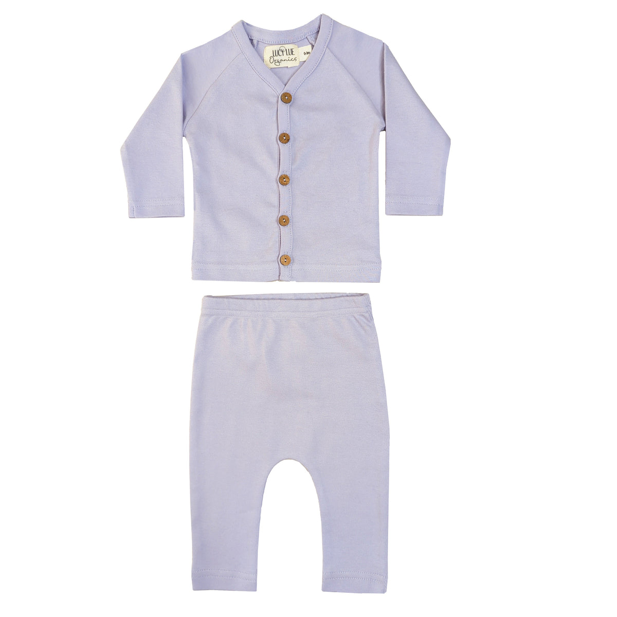 LUCY LUE ORGANICS organic newborn outfit set | baby top and pants