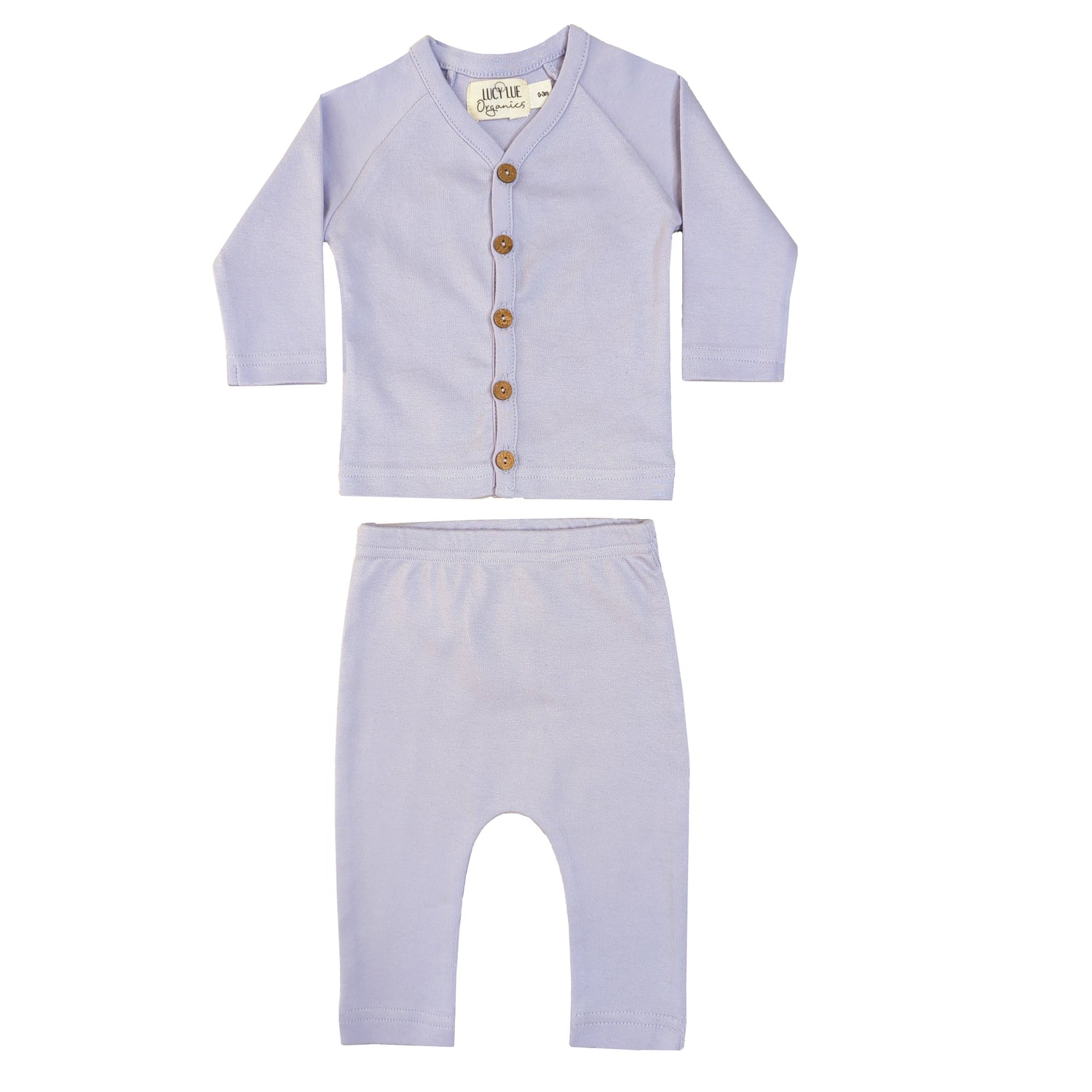 LUCY LUE ORGANICS organic newborn outfit set | baby top and pants