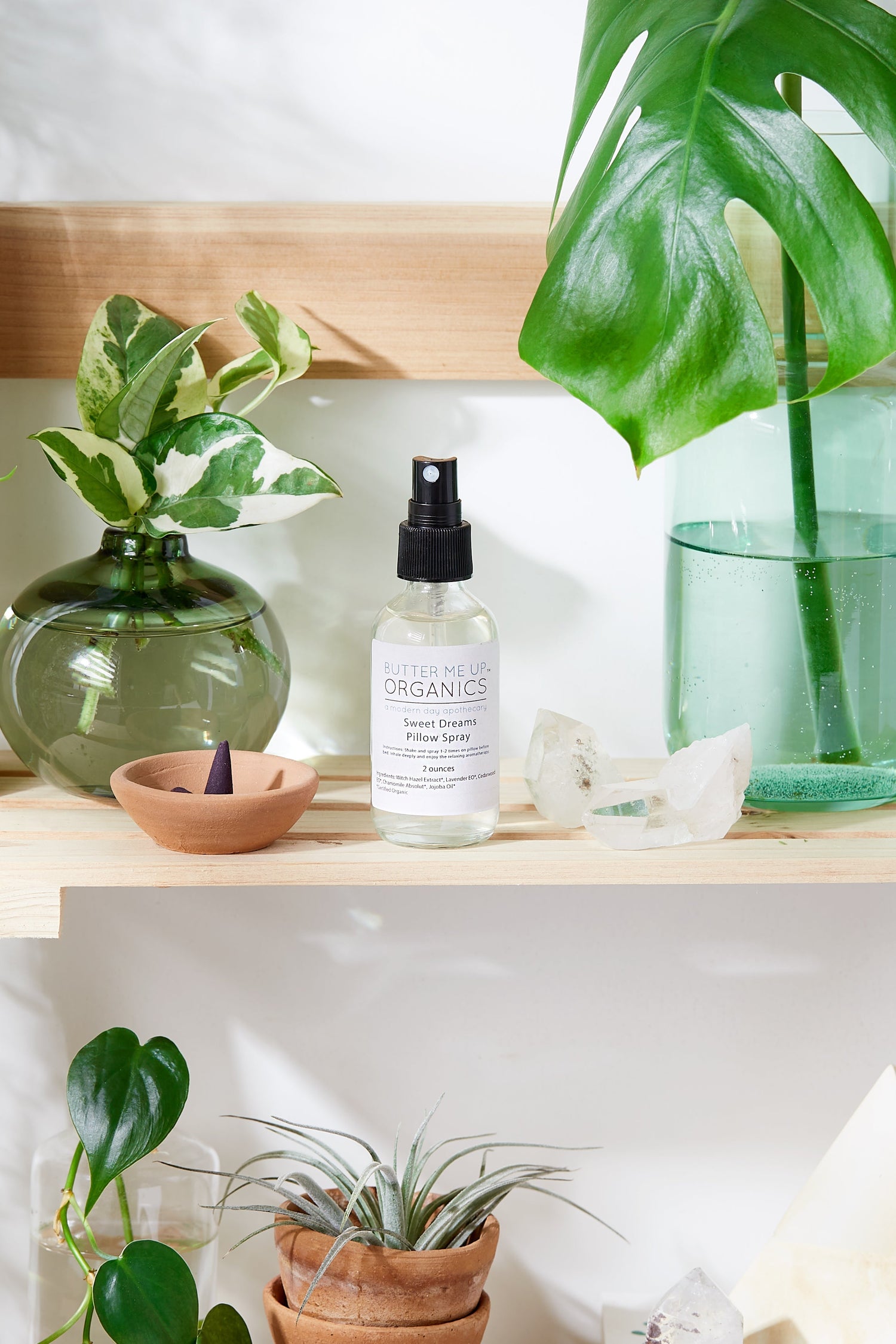 Butter Me Up Organics Organic Pillow Mist with Relaxing Essential Oils for Restful Sleep - Home & Garden > Decor > Home Fragrances > Air Fresheners Home