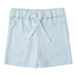 Makemake Organics Organic Polo Shirt & Shorts Set - Light Blue