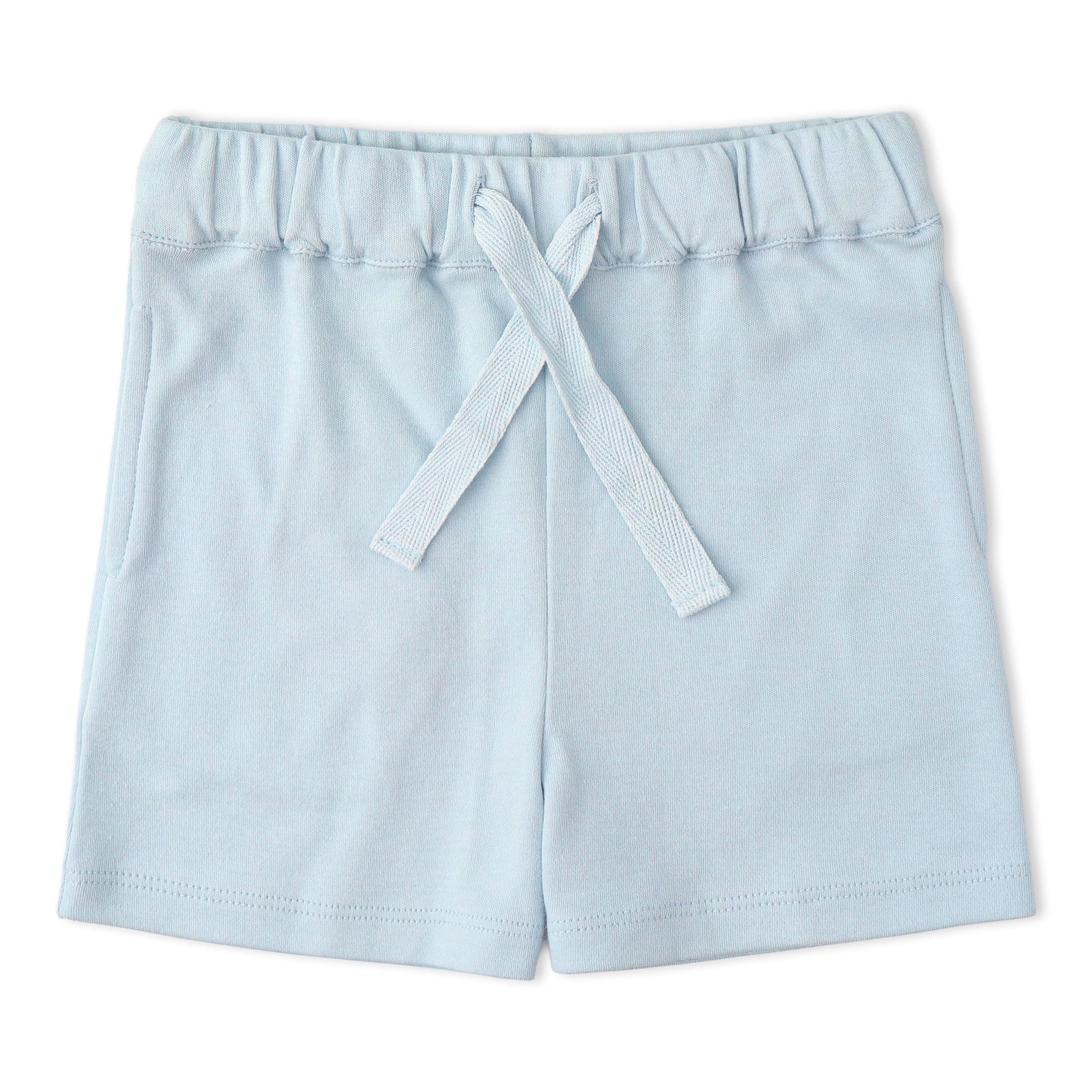 Makemake Organics Organic Polo Shirt & Shorts Set - Light Blue