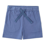 Makemake Organics Organic Polo Shirt & Shorts Set - Slate