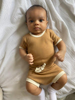 LUCY LUE ORGANICS organic retro bloomers | caramel - Everetts Place Boutique - 