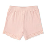 Makemake Organics Organic Ruffle Top & Shorts Set - Blush