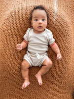 LUCY LUE ORGANICS Organic Shoulder Snap Bodysuit | Ginger - Everetts Place Boutique - 