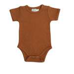 LUCY LUE ORGANICS Organic Shoulder Snap Bodysuit | Ginger - Everetts Place Boutique - 