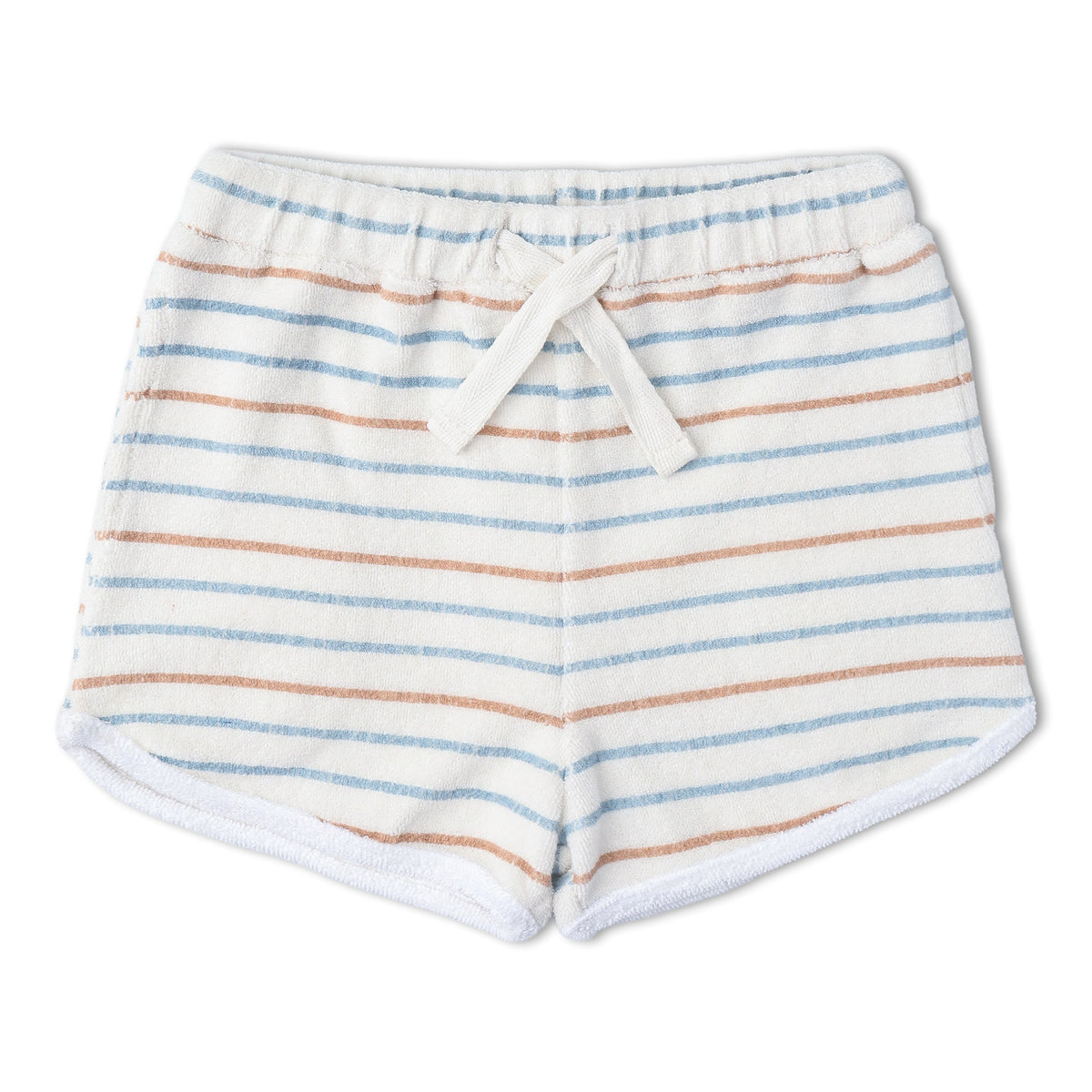 Makemake Organics Organic Sleeveless Tee & Shorts Set - Cabana Stripes