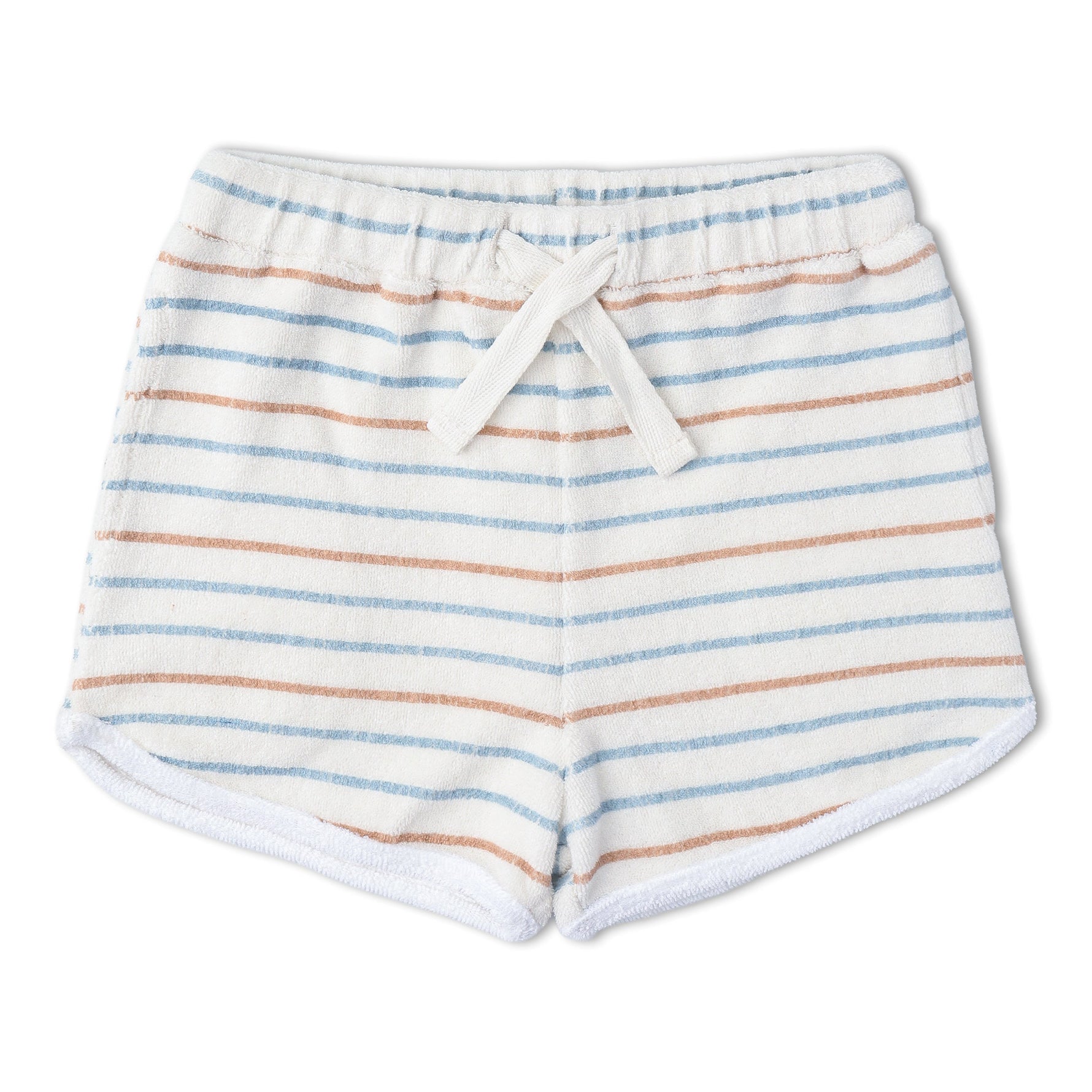 Makemake Organics Organic Sleeveless Tee & Shorts Set - Cabana Stripes